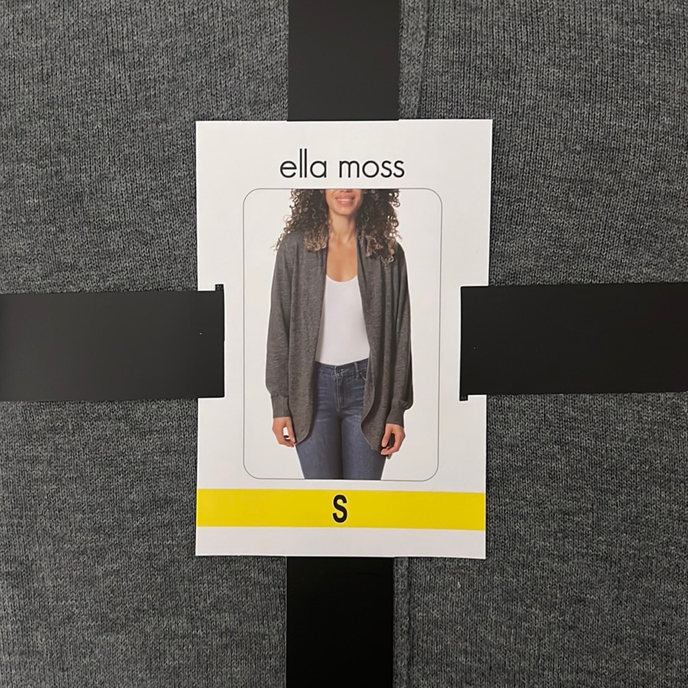 ella moss Women’s S Gray Cardigan